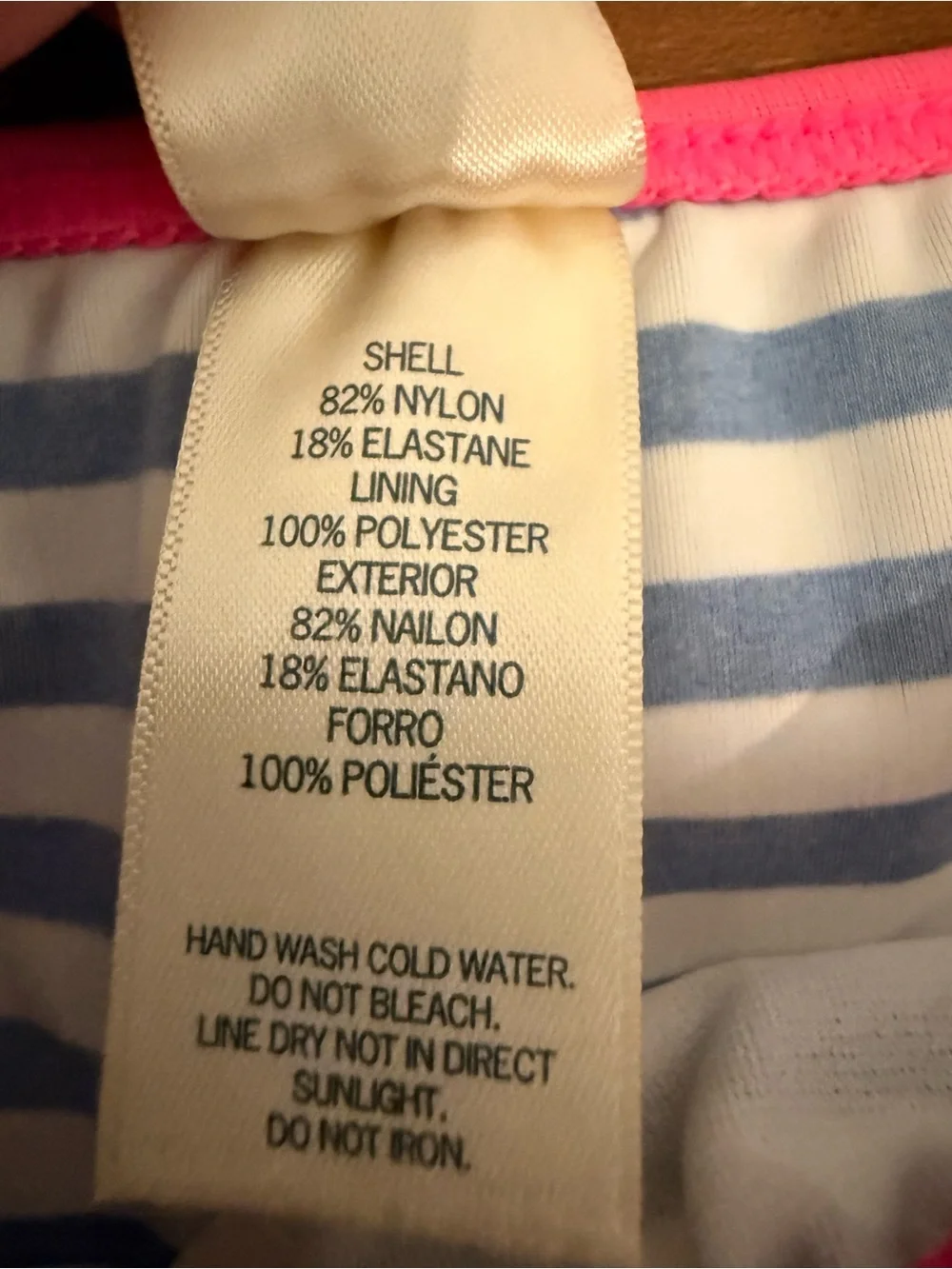 NWT OshKosh B'gosh Navy & Pink Heart Rash Guard Bikini Set, Size 24M